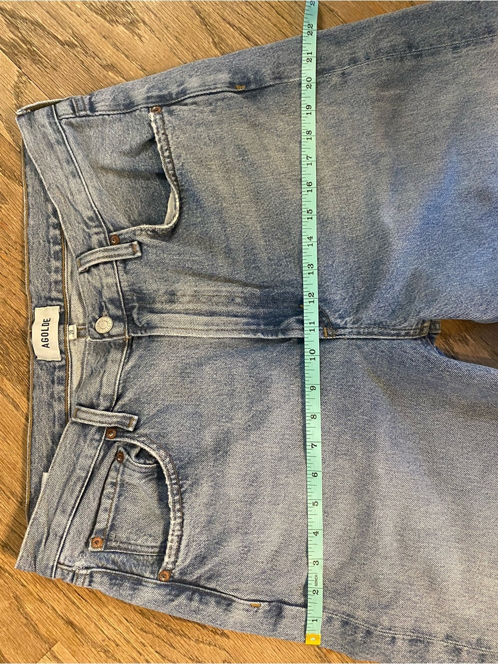 Agolde Low Curve Jean in Force - Picture 9 of 11